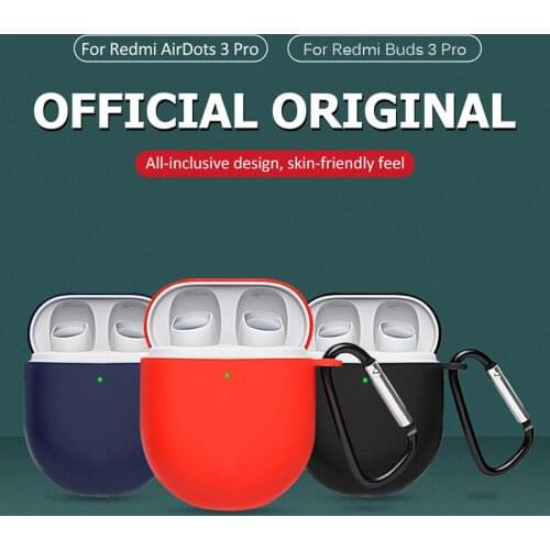 Case For Xiaomi Redmi AirDots 3 Pro Headphone Case Silicone Protective Case For Redmi Buds 3 Pro Wireless Earbuds Protect Shell