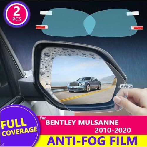 For Bentley Mulsanne 2010-2020 Full Cover Rearview Mirror Film HD Anti-Fog Rainproof Auto Mirror Sticker Car Accessories 2019