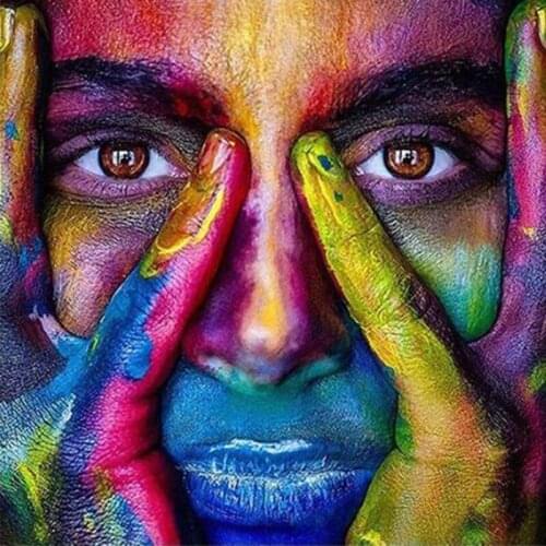 Art 5D Diy Diamond Embroidery Diamond Painting Colour Oil Face Cross Stitch Mosaic Needlework Square/Round Fashion Home Decor