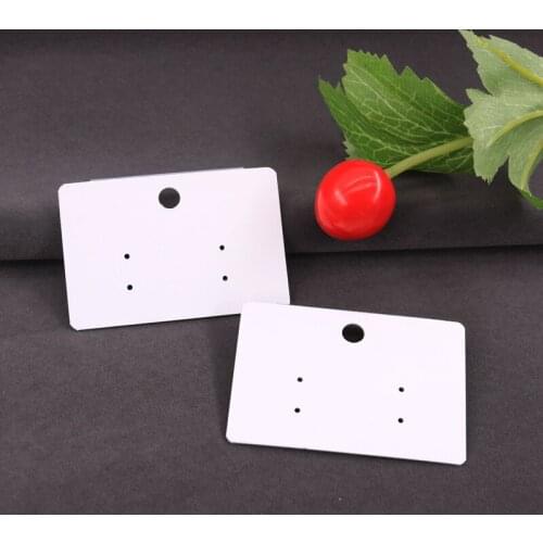 Earing Card Jewelry Packaging Display Holder 4x6cm Rectangle Earring/Necklace Organizer Earings Card Jewelry Package