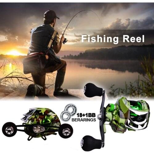 Sea fishing reel 7:2:1 Spinning Reel 18+1BB Left/Right Hand Metal Magnetic Brake Fishing Casting Reel for Outdoor Fishing