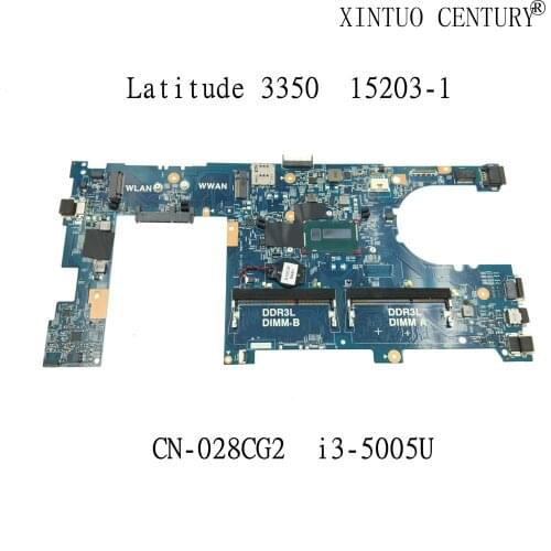 CN-028CG2 028CG2 28CG2 FOR Dell Latitude 3350 Laptop Motherboard w i3-5005U 2.0GHz100% fully tested