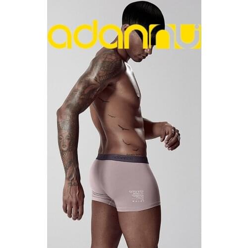Fashion Sexy Underwear Men Boxer Modal Men Underpants Male Pants Cueca Tanga U Pouch Breathable Men Boxer Shorts 7 Color ADANNU