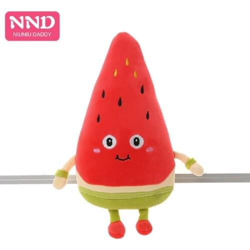 Niuniu Daddy 30cm Plush Toys Fruits series watermelon Plush toy Kawaii Cartoon Cute Soft Doll Toys For Children