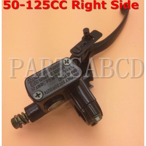PARTSABCD 50CC 110CC 125CC ATV QUAD RIGHT SIDE HYDRAULIC BRAKE Master Cylinder LEVER
