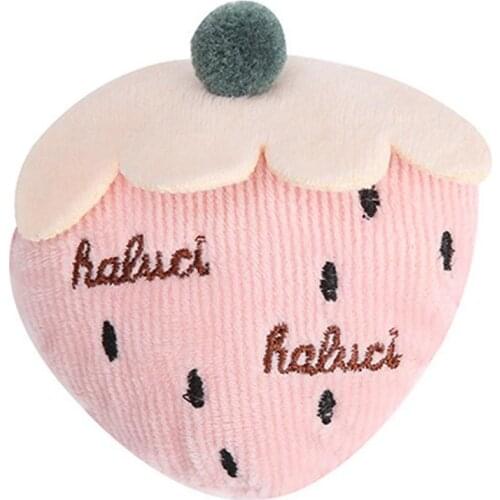 Cat Plush Toy Cute Interactive Cat Strawberry Dinosaur Cat Toy With Catnip Pet Kitten Chewing Toy Pet Supplies Herbe A Chat