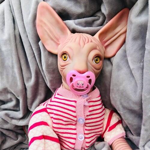 Cat full soft enamel rebirth baby body is very soft, very real photography props