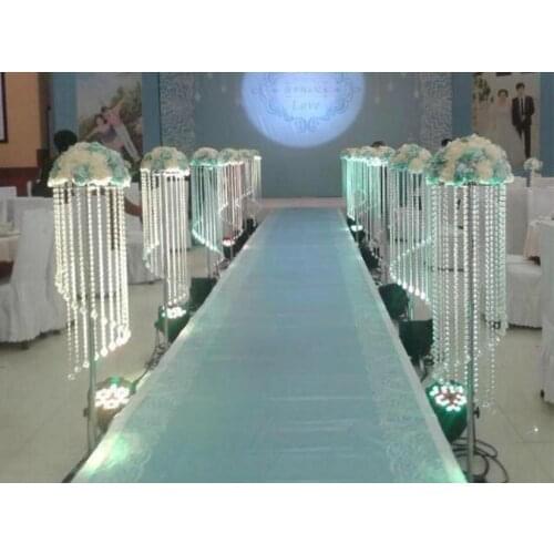 Sale by bulk Elegant Crystal table top chandelier centerpieces for wedding decorate senyu0002