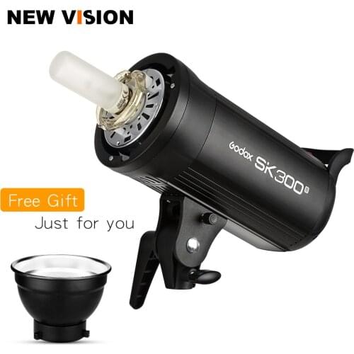 Godox SK300II 300Ws GN65 Professional Studio Strobe with Built-in Godox 2.4G Wireless X System Offers Creative Shooting