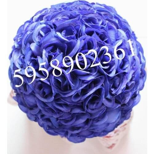 SPR 30cm (12") royal blue wedding kissing flower ball free shipping for wedding decoration table balls
