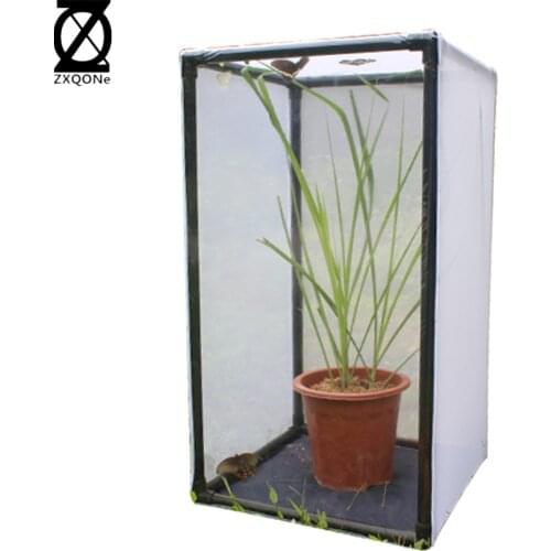 LED Grow Tent DIY Grow Box PVC Bracket Mesh 40x30x40/42x42x77/42x76x122cm For Indoor Led Grow Light Phytolamp Hydroponic Growth