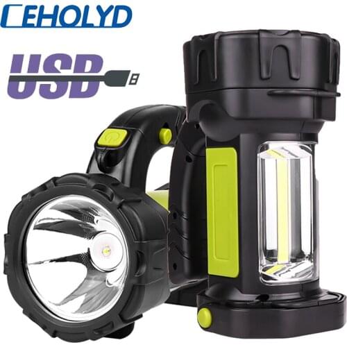 Z40 LED Super Bright Camping Lantern USB Rechargeable COB Flashlight Lantern Built in Battery for Emergency Power Bank Ceholyd