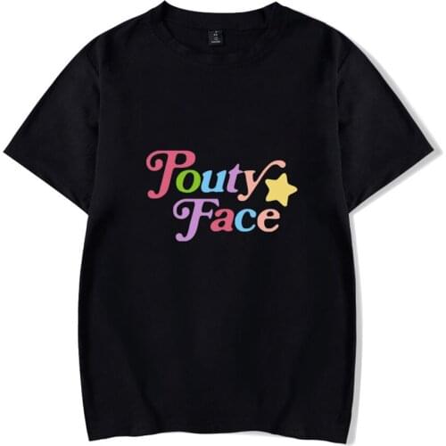 The Hype House Tshirt Addison Rae Pouty Face T-shrit Casual Streetwear Tshirts Tops Short Sleeve Hip Hop Cotton T shirt Clothes