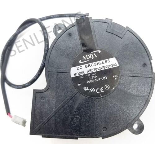 FOR ADDA AB07012UB250300 12V 0.35A 7025 Projector cooling fan