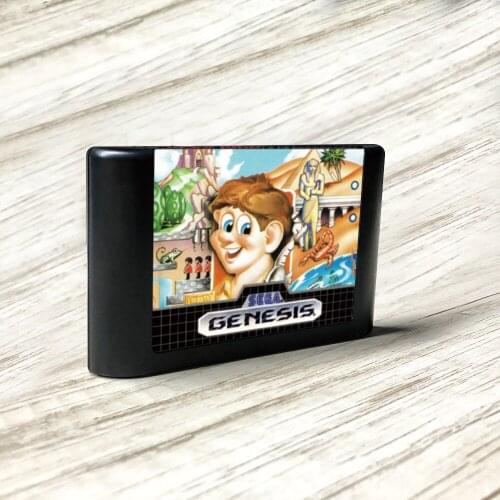 Alex Kidd in the Enchanted Castle - USA Label Flashkit MD Card for Sega Genesis Megadrive Video Game Console