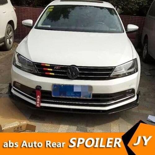 For Je tta ABS Rear Bumper Diffuser Protector For 2015 Volkswagen Je tta Body kit bumper rear Front shovel lip rear spoiler