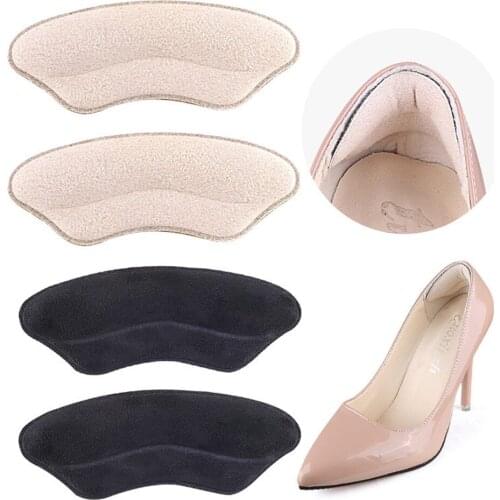 1 Pair Sponge Heel Stickers High Heels Anti-wear Adhesive Feet Care Pads Heel Sticker Heel Liner Grips Crash Insole Patch