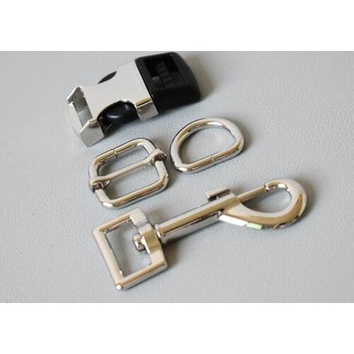 100 set 20mm 4-piece/set DIY Dog Collar Accessories durable and strong