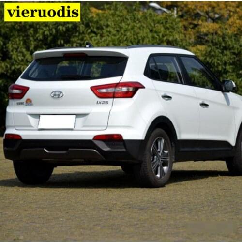 Car Accessories ABS Plastic Material Unpainted Primer Rear Boot Trunk Wing Spoiler For Hyundai Creta ix25 2014 2015 2016