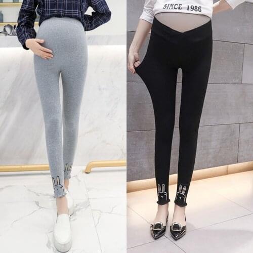 Maternity Pants Casual Autumn Pregnant Elastic Belly Lift Pants Adjustable Pregnancy Leggings Women Trousers Maternity Clothes