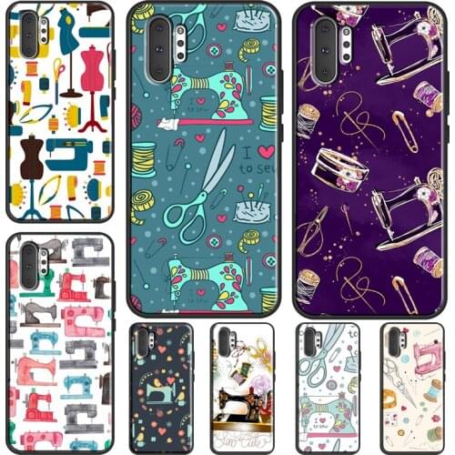 Vintage Sewing Machines Case For Samsung Galaxy S21 Ultra Note 20 Note 10 Plus S8 S9 S10 Plus S10e S20 FE Cover