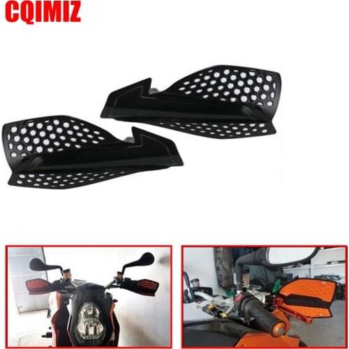 7/8'' 22mm Black Plastic Motorcycle Handguards Hand Guard Shield Protection For KTM ATV Dirt Bike Universal