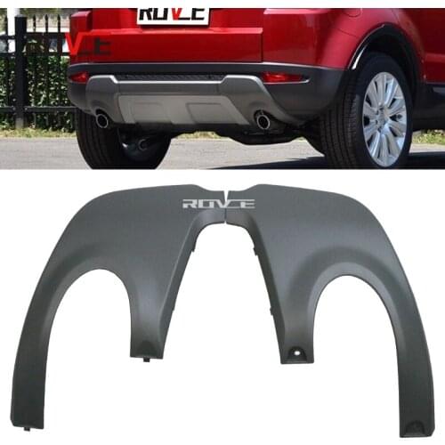ROVCE Rear Bumper Tail Throat Decorative Plate For Land Rover Range Rover Evoque 2010-2019 Prestige Style
