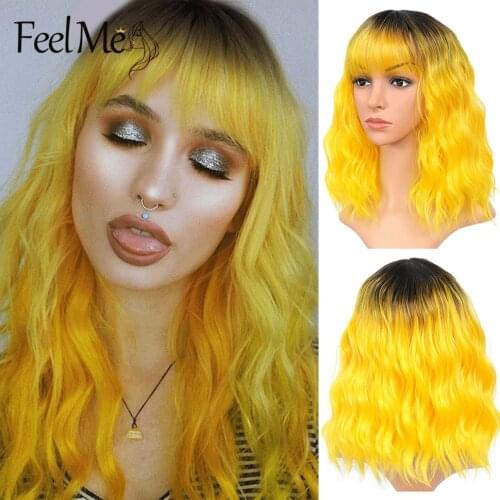 FEEL ME Black Wigs