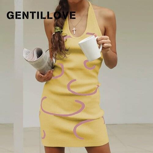 Желтые летние платья GENTILLOVE China At AliExpress
