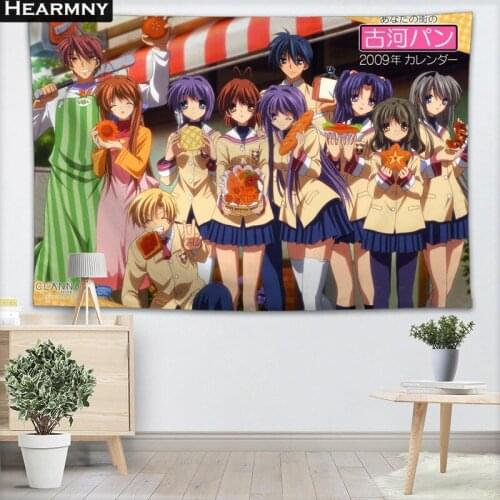 HEARMNY Clannad Tapestry Wall Hanging Decor Tapestry Show Piece For Home Decoration Camping Tent Travel Sleeping Pad