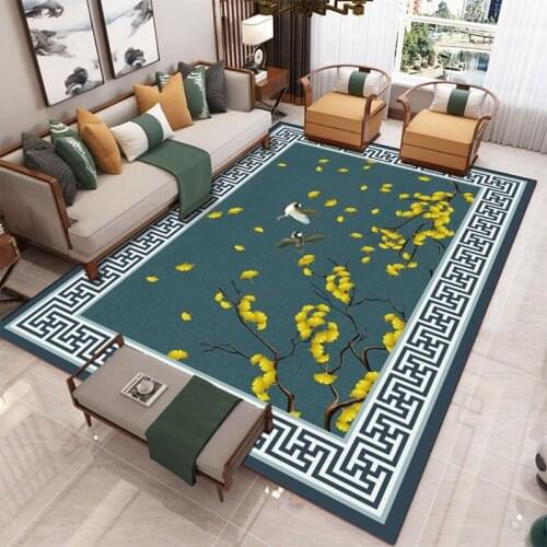 Chinese art carpet floor mat living room coffee table sofa carpet floor mat bedroom bedside full of carpet