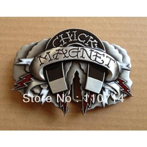 CHICK MAGNET Belt Buckle suitable for 4cm wideth snap on belt SW-B801,free shipping