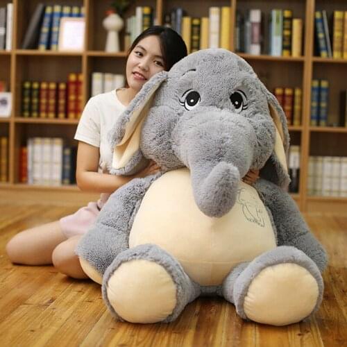 38/58cm Cute Soft Baby Elephant Doll Stuffed Animals Plush Pillow Kids Toy Children Gift Christmas Decoration Babies Plush Toys