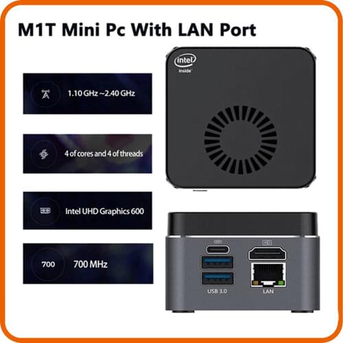 LarkBox 4K Mini PC Intel Celeron J4125 Quad Core 8GB RAM 512GB ROM Windows 10 Desktop Smart Computer USB-C VS LarkBox J4115