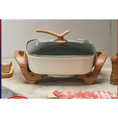 Multifunctional All-in-One Pot Hot Pot Electric Chafing Dish Household Plug-in Electric Frying Pan Dedicated Pot Cooking