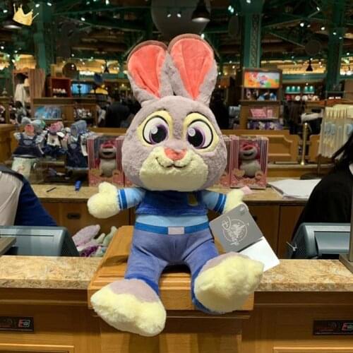Official Disney Zootopia Judy Hopps Plush Toy Soft Stuffed Dolls 40cm High Quality Childrens Gifts