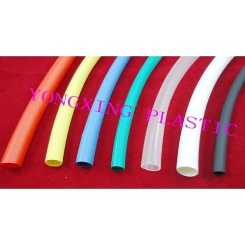 Freeshipping 5 Meter/lot 1.6mm Flame Retardant Durable Assorted Colors Ratio 3:1 Polyolefin Heat Shrink Tubing Tube 7 colorful