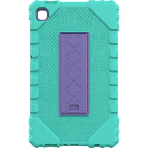 HOT-Tablet Case Soft Silicone Dustproof Drop-Proof Scratch-Proof with Stand for Galaxy Tab A7 Lite 8.7 2021
