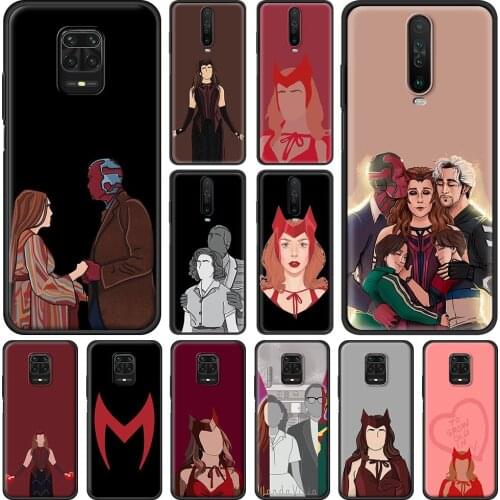 Popular TV Series W-WandaVision Phone Case For Xiaomi Redmi Note 9S 9 8 7 10 Pro 8T 9C 9A 8A Soft Silicone Smart Cover Funda