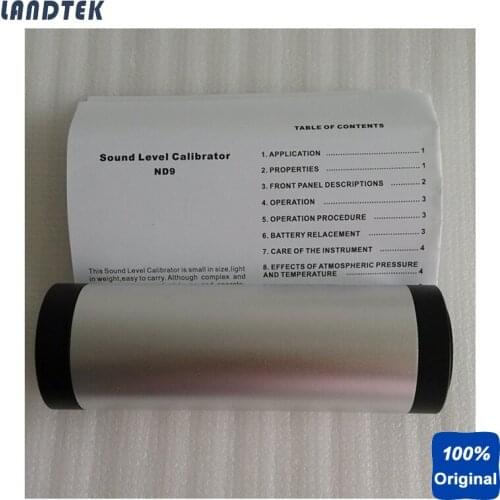 Portable Sound Level Meter Calibrator Sound Velocimeter Calibrator (94dB/114dB) ND9A