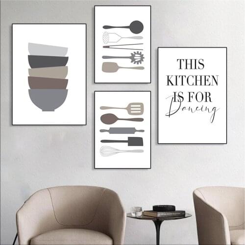 Modern Eat Good Food Kitchen Canvas Painting Prints and Posters Wall Art Picture Home Dining Room Decor (No Frame)