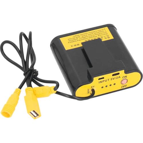 Waterproof 18650 Battery Power Bank Case Box USB Charging Phone DC 8.4V Battery Pack Case Box for LED Bike Light