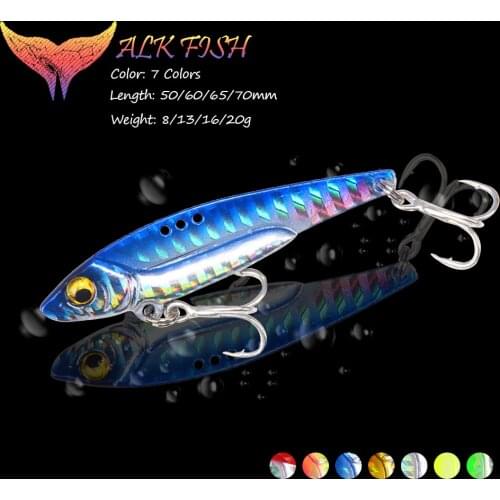 WALK FISH 1PCS 8G/13G/16G/20G VIB Vibration Sinking Fishing Baits 3D Eyes Artificial Baits Fishing Lures Spinner Fishing Tackle