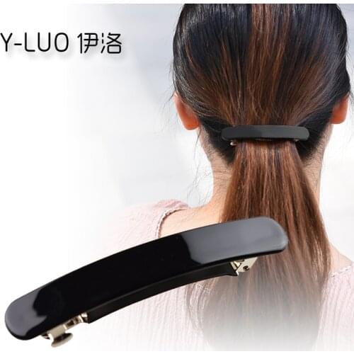 Women headwear 2017 simple korean hair clips office hair barrette ponytail holder cute hair accessories for women