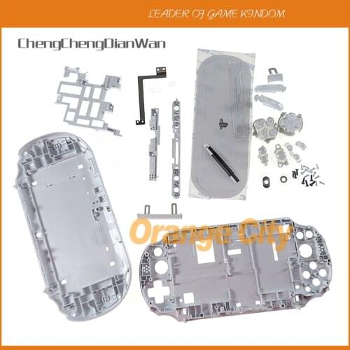 1set Replacement Full Housing Shell Case cover with Buttons for PSVITA 2000 PSV 2000 game console