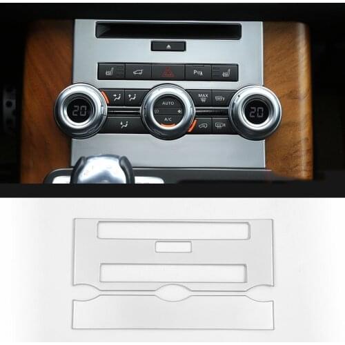 2012-2013 ABS Chrome Central Control CD Panel For Land rover Range Rover Sport RR Sport 2012-2013 Car-Styling