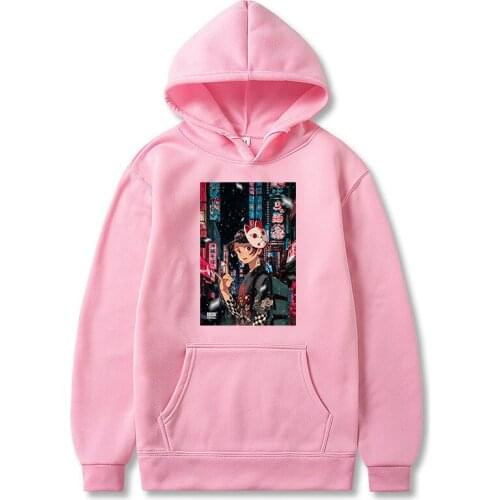 Anime Sweatshirt Demon Slayer Design Men Women Unisex Harajuku Hoodies Tanjirou Streetwear Fleece Sweatshirt Dropship Clothing