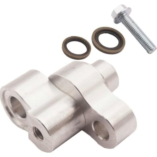 Car Air Conditioning A/C Block off kit For Rear Air In 2000-2013 Chevrolet Suburban GMC Durable aluminum