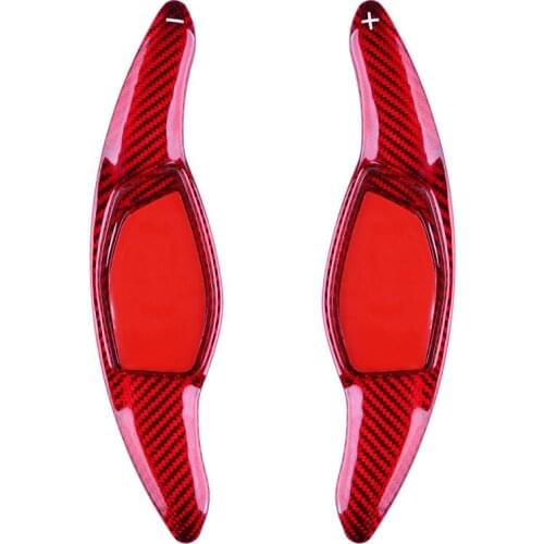 Carbon Fiber Car Steering Wheel Shift Blade Paddle Shifter Extension For Audi R8/RS3/RS4/RS5/TT RS 2016-2021 Car Accessories