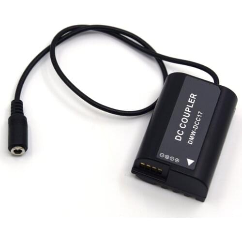 BLK22 Dummy Battery DMW-DCC17 Coupler For Panasonic Lumix S5 DC-S5 DC-S5K Camera